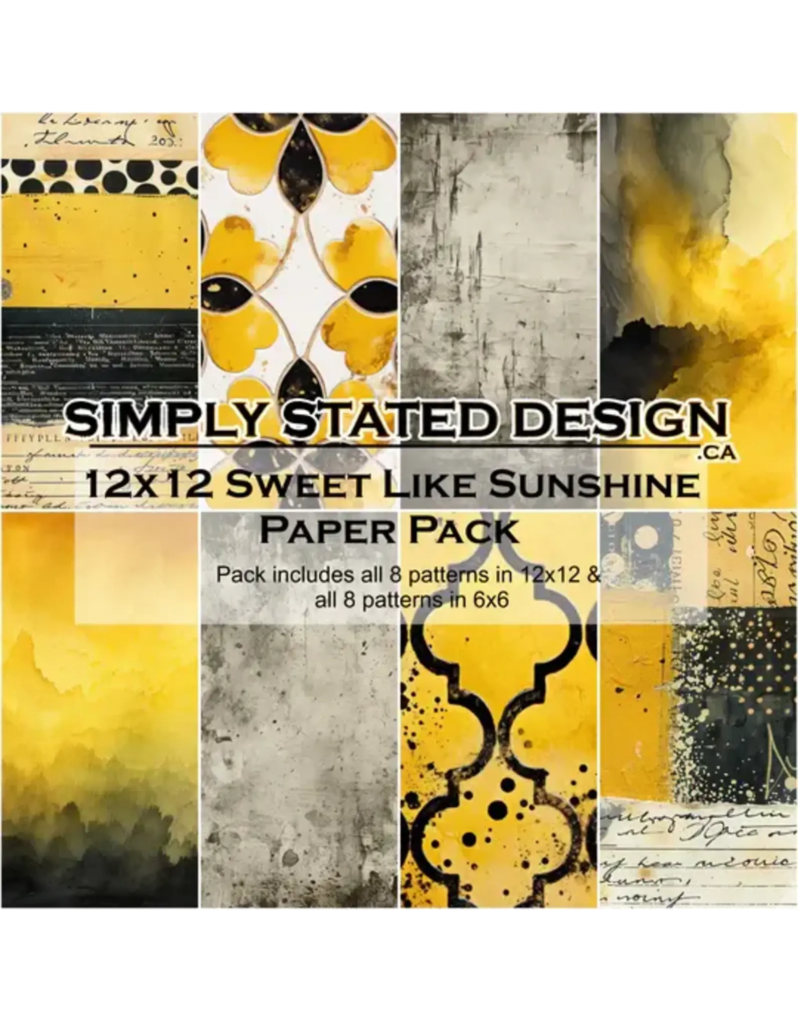 SIMPLY STATED SIMPLY STATED SWEET LIKE SUNSHINE 12x12 PAPER PACK