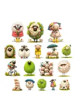SIMPLY STATED SIMPLY STATED CUTE SHEEP EPHEMERA