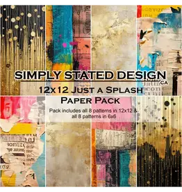 SIMPLY STATED SIMPLY STATED JUST A SPLASH 12x12 PAPER PACK