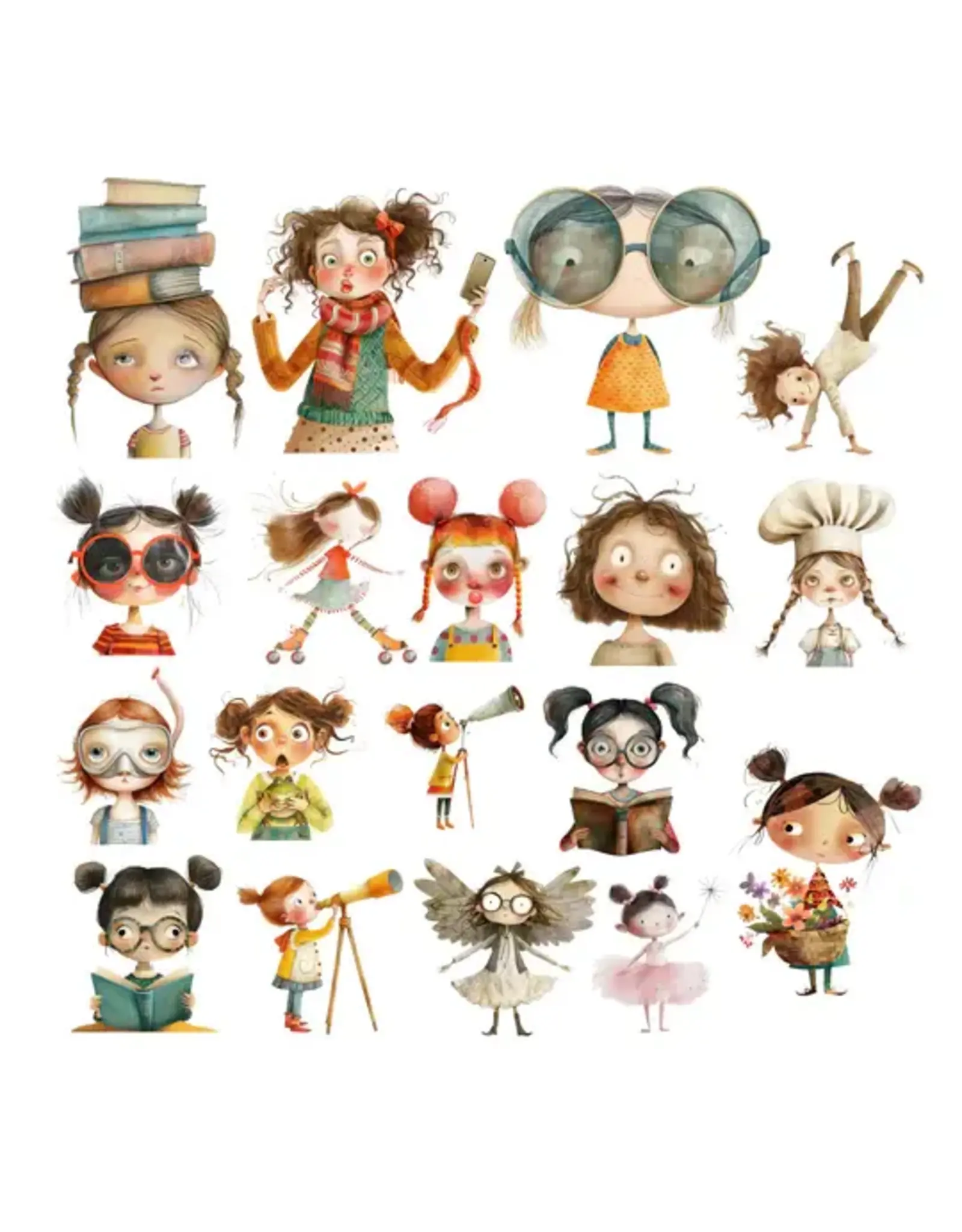 SIMPLY STATED SIMPLY STATED QUIRKY GIRLS EPHEMERA