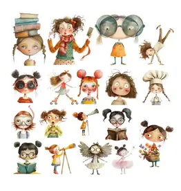 SIMPLY STATED SIMPLY STATED QUIRKY GIRLS EPHEMERA
