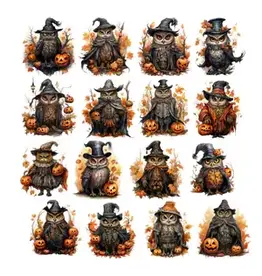 SIMPLY STATED SIMPLY STATED SPOOKY OWLS EPHEMERA