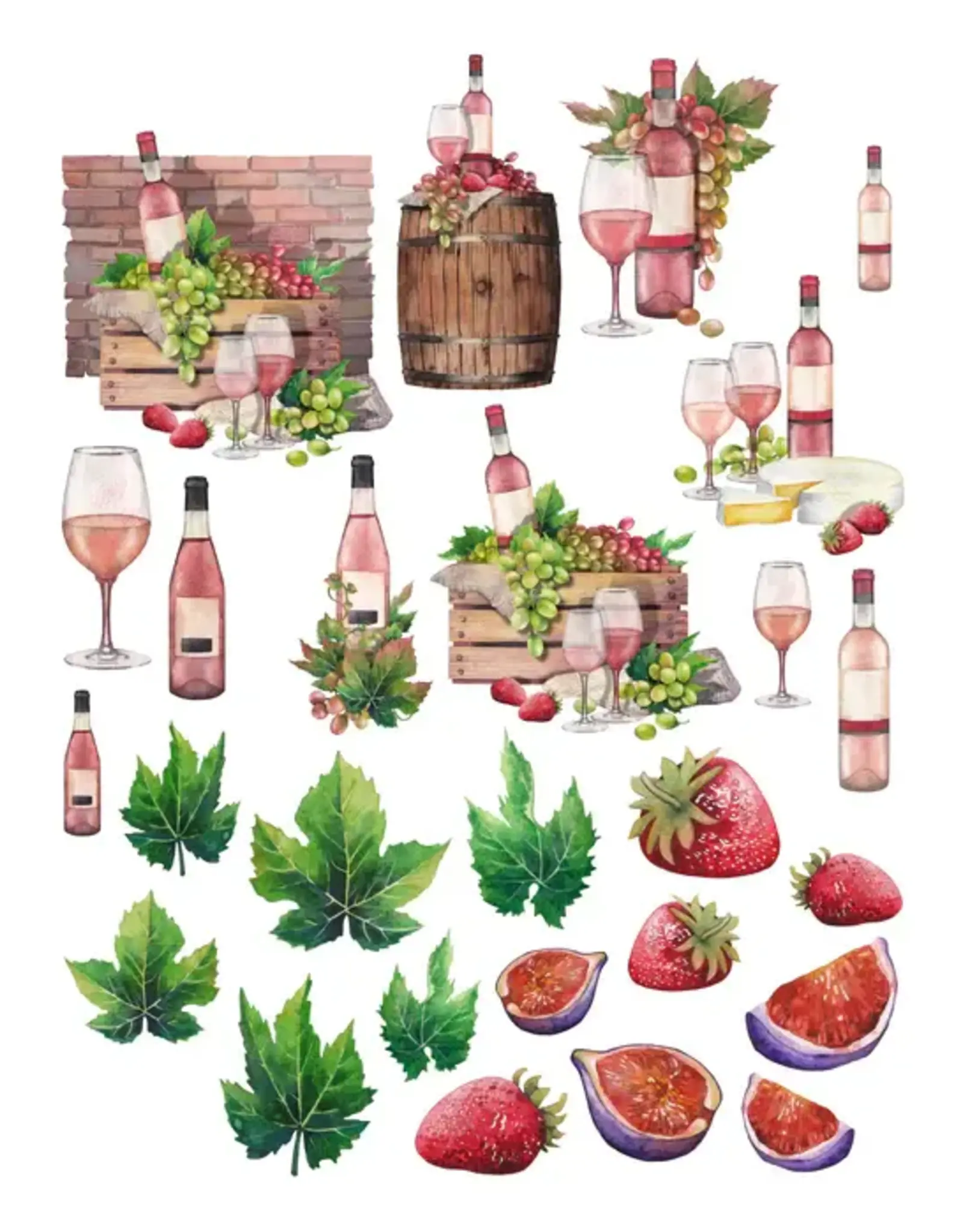 SIMPLY STATED SIMPLY STATED WINE O CLOCK ROSE EPHEMERA