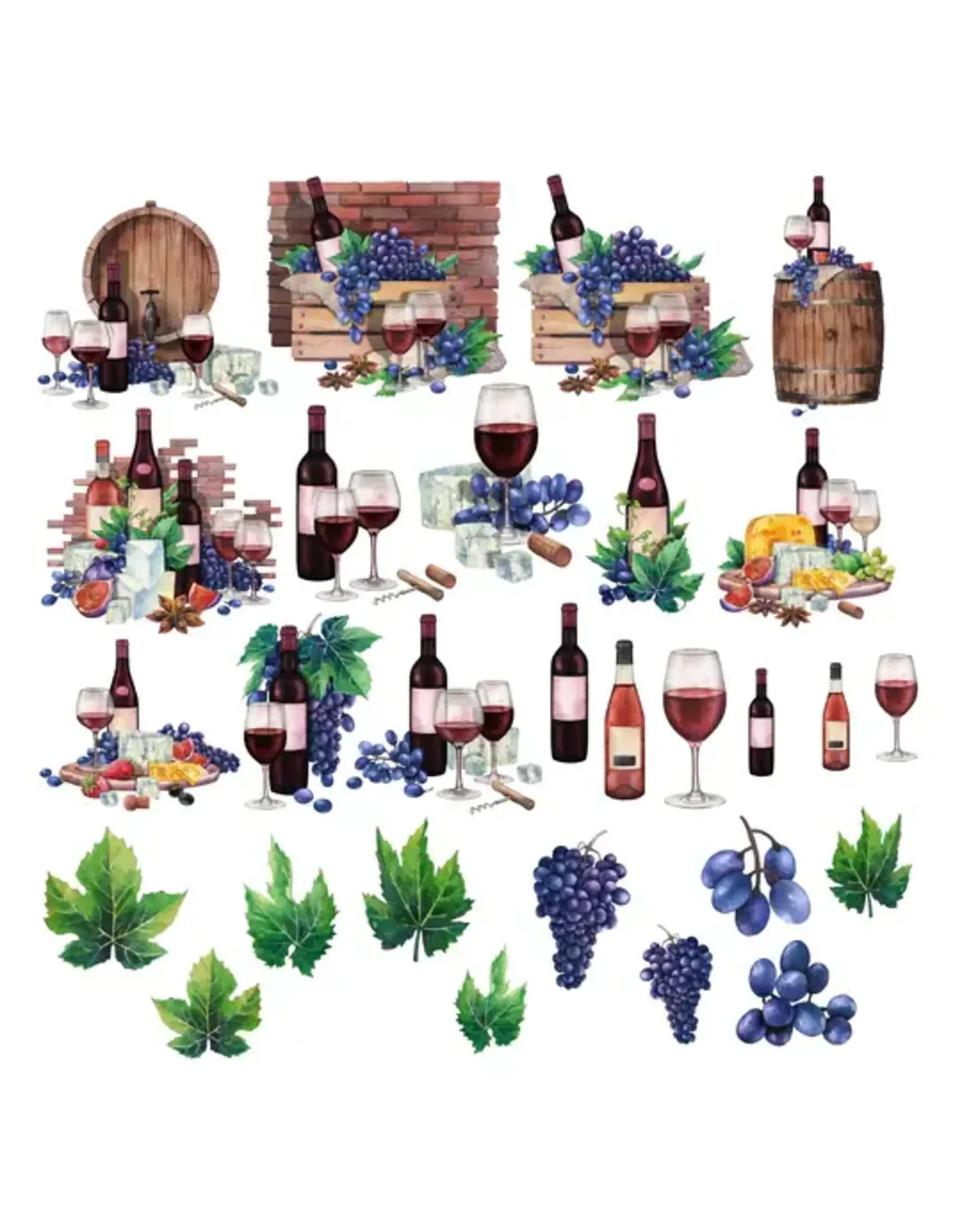 SIMPLY STATED SIMPLY STATED WINE O CLOCK REDS EPHEMERA