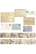 SIMPLY STATED SIMPLY STATED PARISIAN PARTY TAGS AND LETTERS EPHEMERA