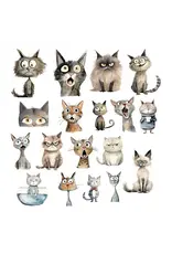SIMPLY STATED SIMPLY STATED QUIRKY CATS EPHEMERA