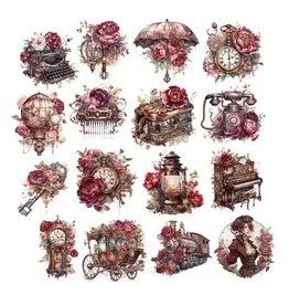 SIMPLY STATED SIMPLY STATED FLORAL STEAMPUNK EPHEMERA