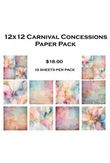 SIMPLY STATED SIMPLY STATED CARNIVAL CONCESSIONS 12x12 PAPER PACK