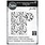 SIZZIX SIZZIX TIM HOLTZ MULTI-LEVEL TEXTURE FADES VAULT FLOURISH A6 EMBOSSING FOLDER