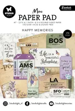 STUDIOLIGHT STUDIOLIGHT ESSENTIALS HAPPY MEMORIES MINI PAPER PAD