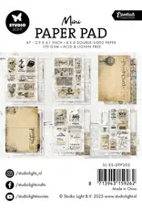 STUDIOLIGHT STUDIOLIGHT ESSENTIALS VINTAGE INVENTIONS MINI PAPER PAD