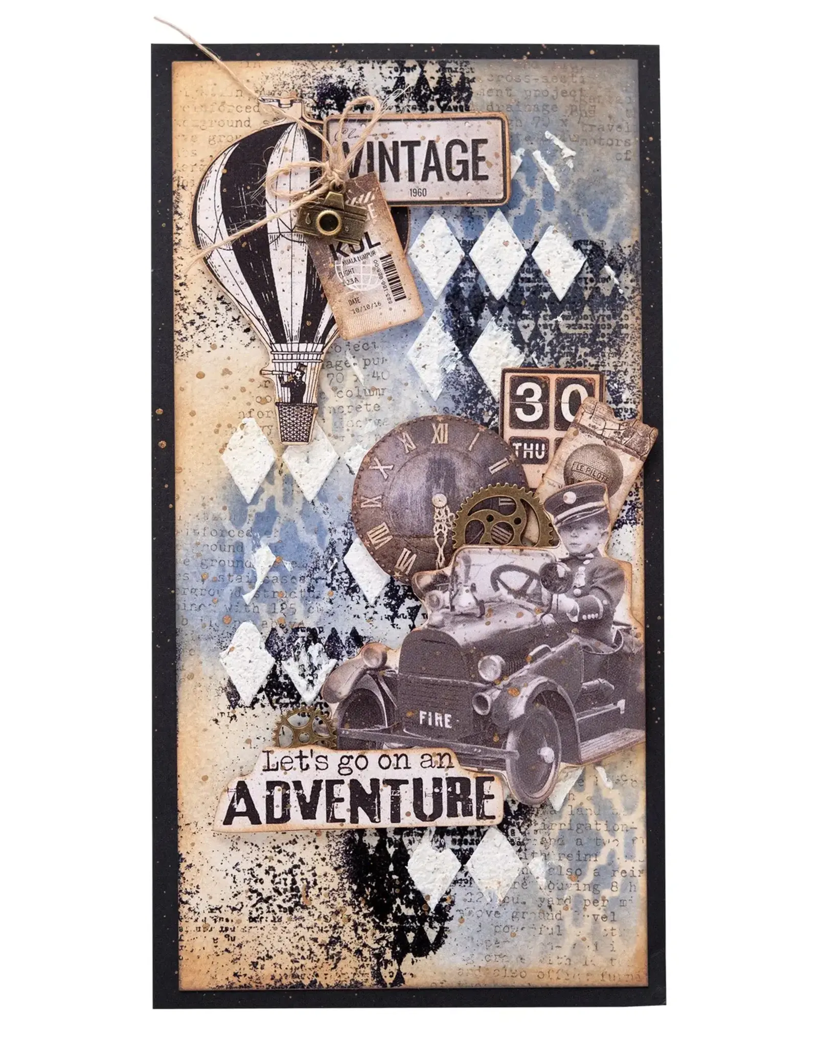 STUDIOLIGHT STUDIOLIGHT ESSENTIALS VINTAGE INVENTIONS MINI PAPER PAD