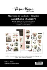 PAPER ROSE PAPER ROSE AFTERNOON IN THE PARK BICYCLES CARDSTOCK STICKERS