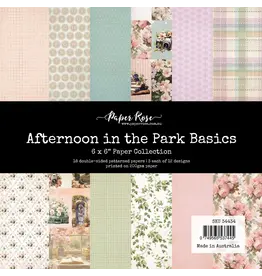 PAPER ROSE PAPER ROSE AFTERNOON IN THE PARK 6x6 BASICS PAPER COLLECTION