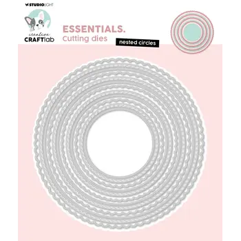 STUDIOLIGHT STUDIOLIGHT CREATIVE CRAFTLAB ESSENTIALS NESTED CIRCLES DIE SET
