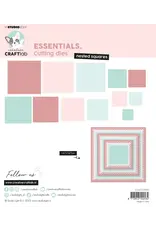 STUDIOLIGHT STUDIOLIGHT CREATIVE CRAFTLAB ESSENTIALS NESTED SQUARES DIE SET