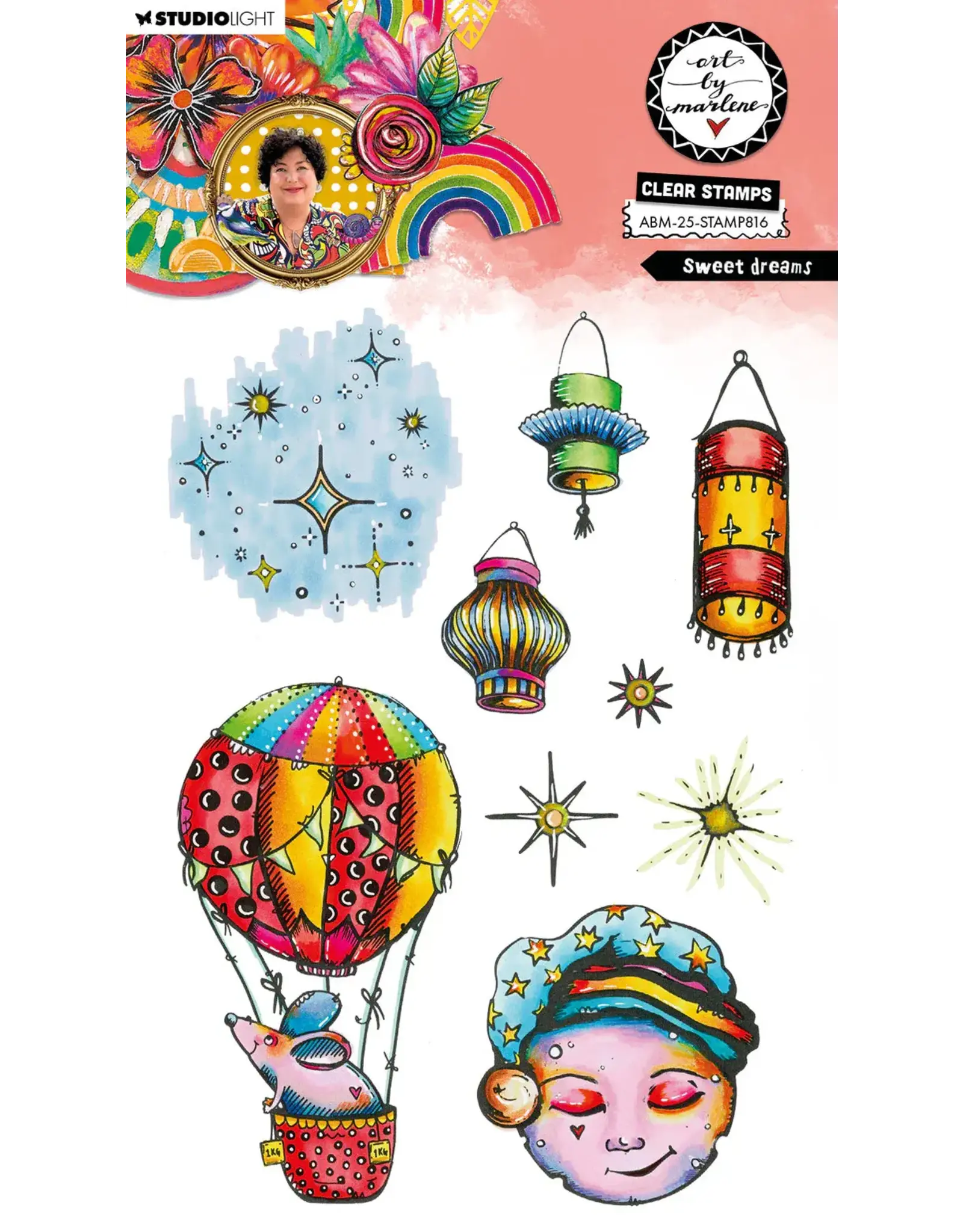 STUDIOLIGHT STUDIOLIGHT ART BY MARLENE SWEET DREAMS CLEAR STAMP SET