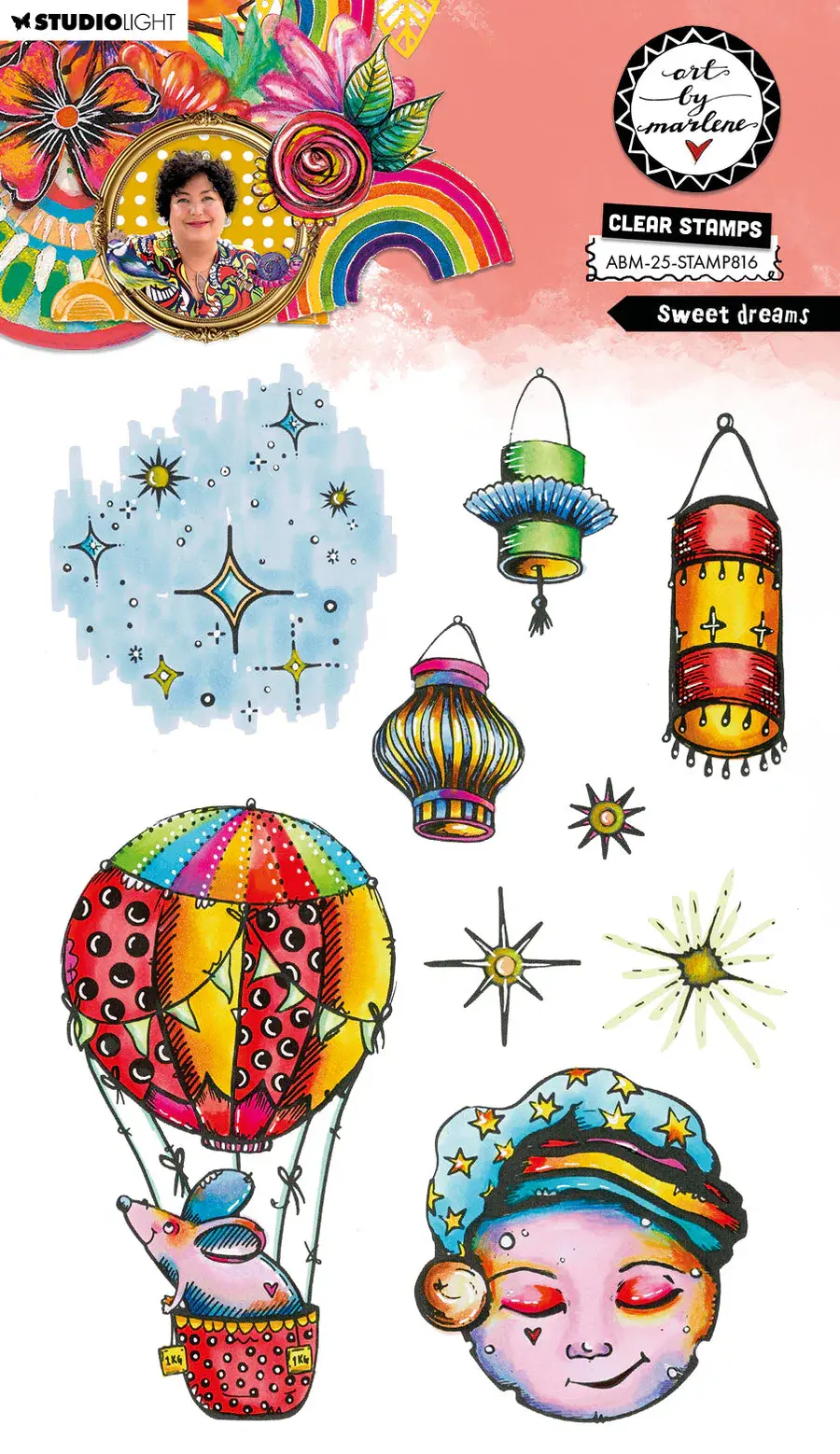 STUDIOLIGHT STUDIOLIGHT ART BY MARLENE SWEET DREAMS CLEAR STAMP SET