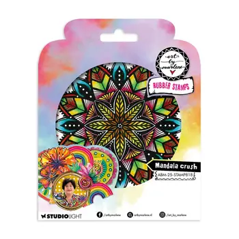 STUDIOLIGHT STUDIOLIGHT ART BY MARLENE MANDALA CRUSH CLING STAMP