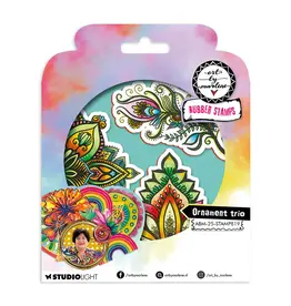STUDIOLIGHT STUDIOLIGHT ART BY MARLENE ORNAMENT TRIO CLING STAMP SET