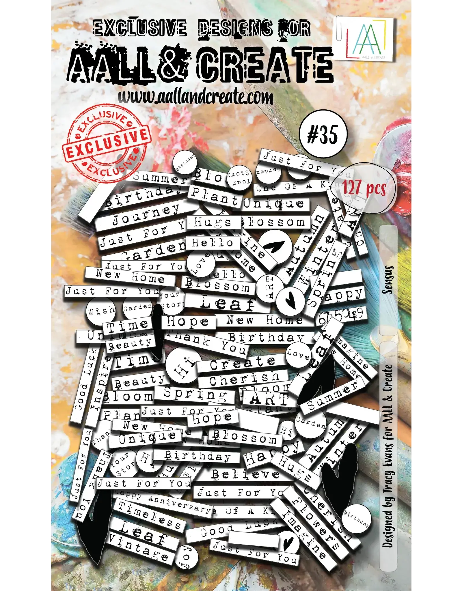 AALL & CREATE AALL & CREATE TRACY EVANS #35 SENSUS DIE CUTS 127/PK