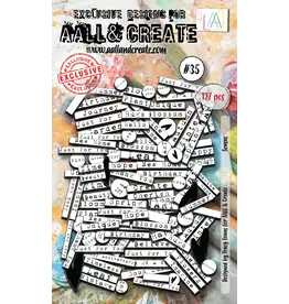 AALL & CREATE AALL & CREATE TRACY EVANS #35 SENSUS DIE CUTS 127/PK