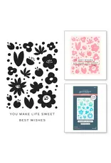 SPELLBINDERS SPELLBINDERS BETTERPRESS SOCIETY MARCH 2025 SWEET LIFE FLORAL PRESS PLATES