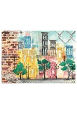 SIZZIX SIZZIX VIC HOLLINS CITY LIFE CLEAR STAMP & STENCIL SET