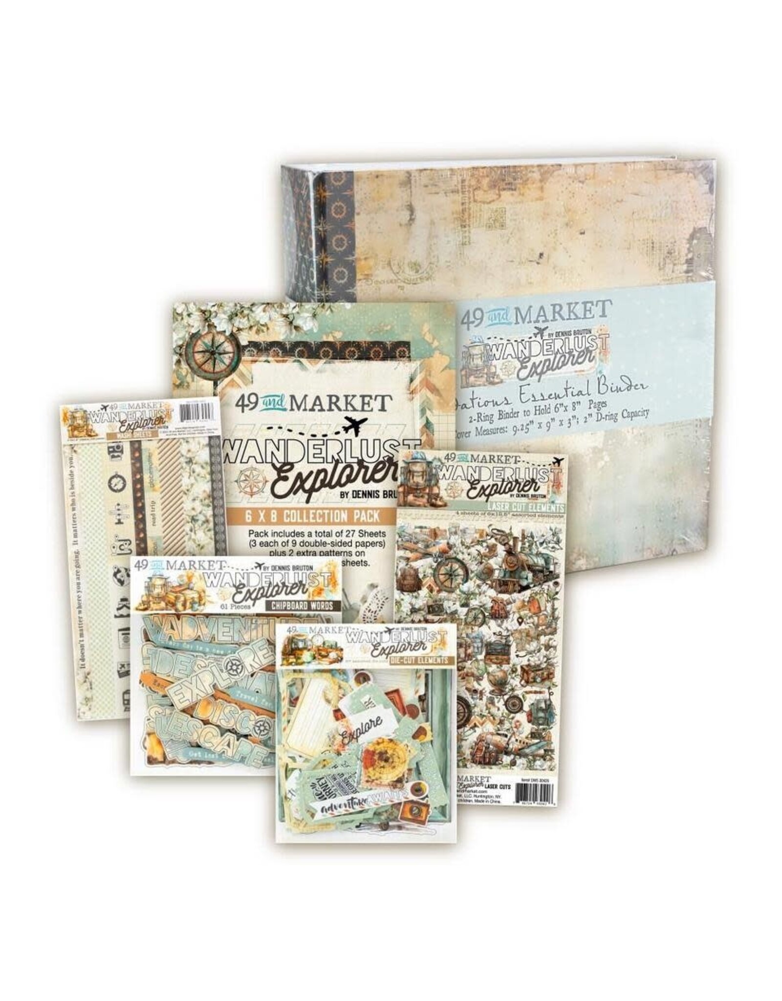49 AND MARKET WANDERLUST EXPLORER 12X12 ALBUM WORKSHOP