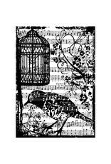 STAMPERS ANONYMOUS STAMPERS ANONYMOUS TIM HOLTZ BIRD SONG CLING STAMP