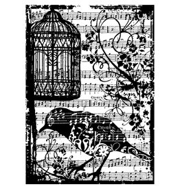 STAMPERS ANONYMOUS STAMPERS ANONYMOUS TIM HOLTZ BIRD SONG CLING STAMP