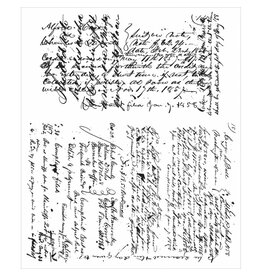 STAMPERS ANONYMOUS STAMPERS ANONYMOUS TIM HOLTZ CLING STAMP LEDGER SCRIPT
