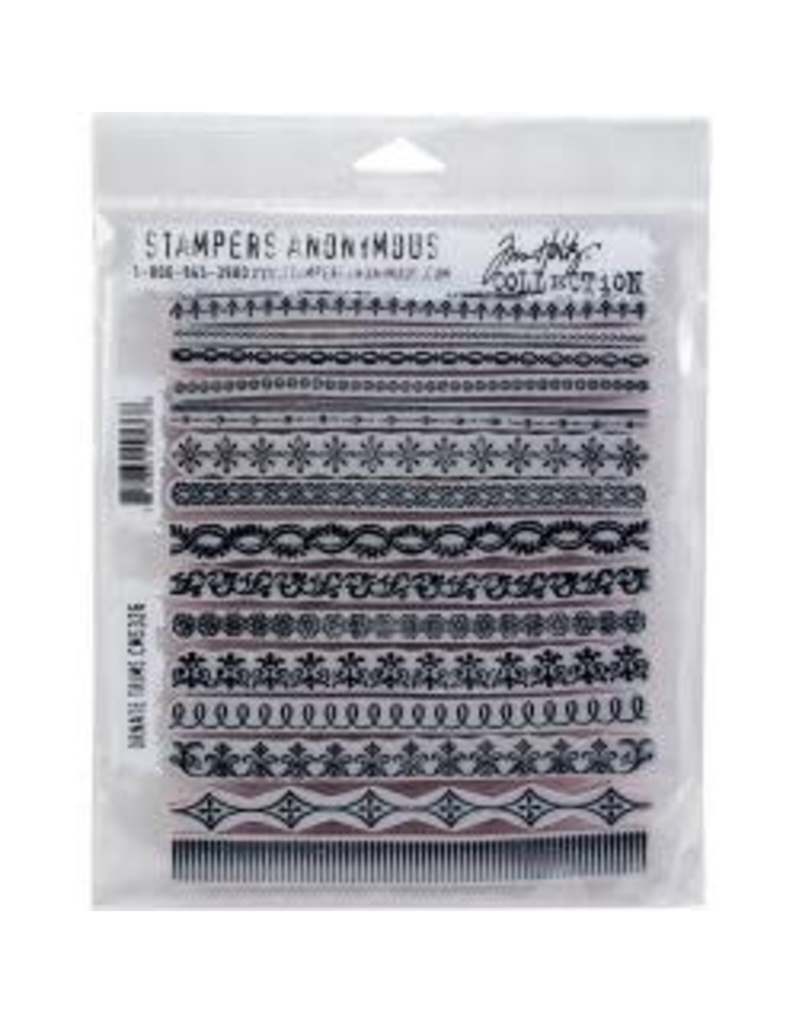 STAMPERS ANONYMOUS STAMPERS ANONYMOUS TIM HOLTZ CLING STAMP ORNATE TRIMS