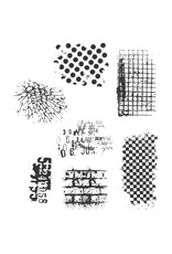STAMPERS ANONYMOUS STAMPERS ANONYMOUS TIM HOLTZ ULTIMATE GRUNGE CLING STAMP SET