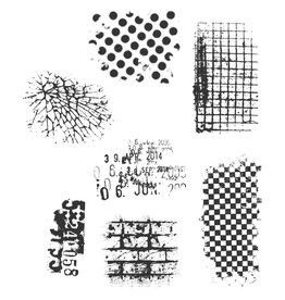 STAMPERS ANONYMOUS STAMPERS ANONYMOUS TIM HOLTZ ULTIMATE GRUNGE CLING STAMP SET