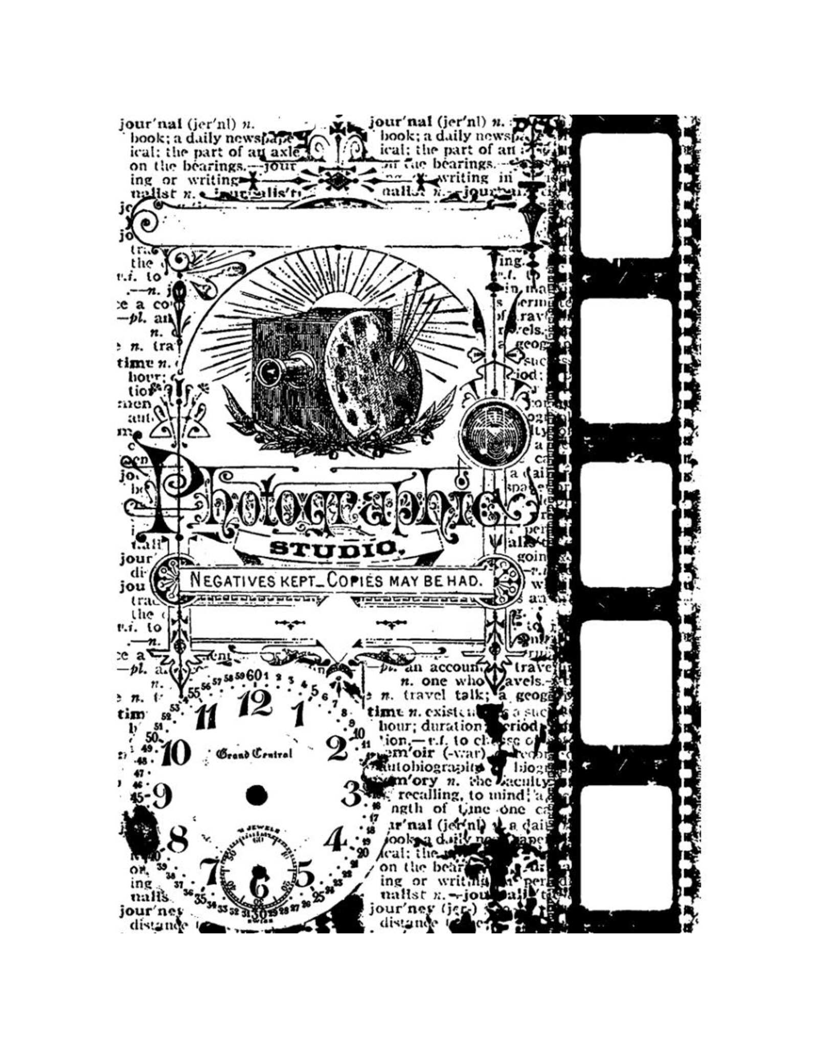 STAMPERS ANONYMOUS STAMPERS ANONYMOUS TIM HOLTZ PHOTOGRAPH CLING STAMP