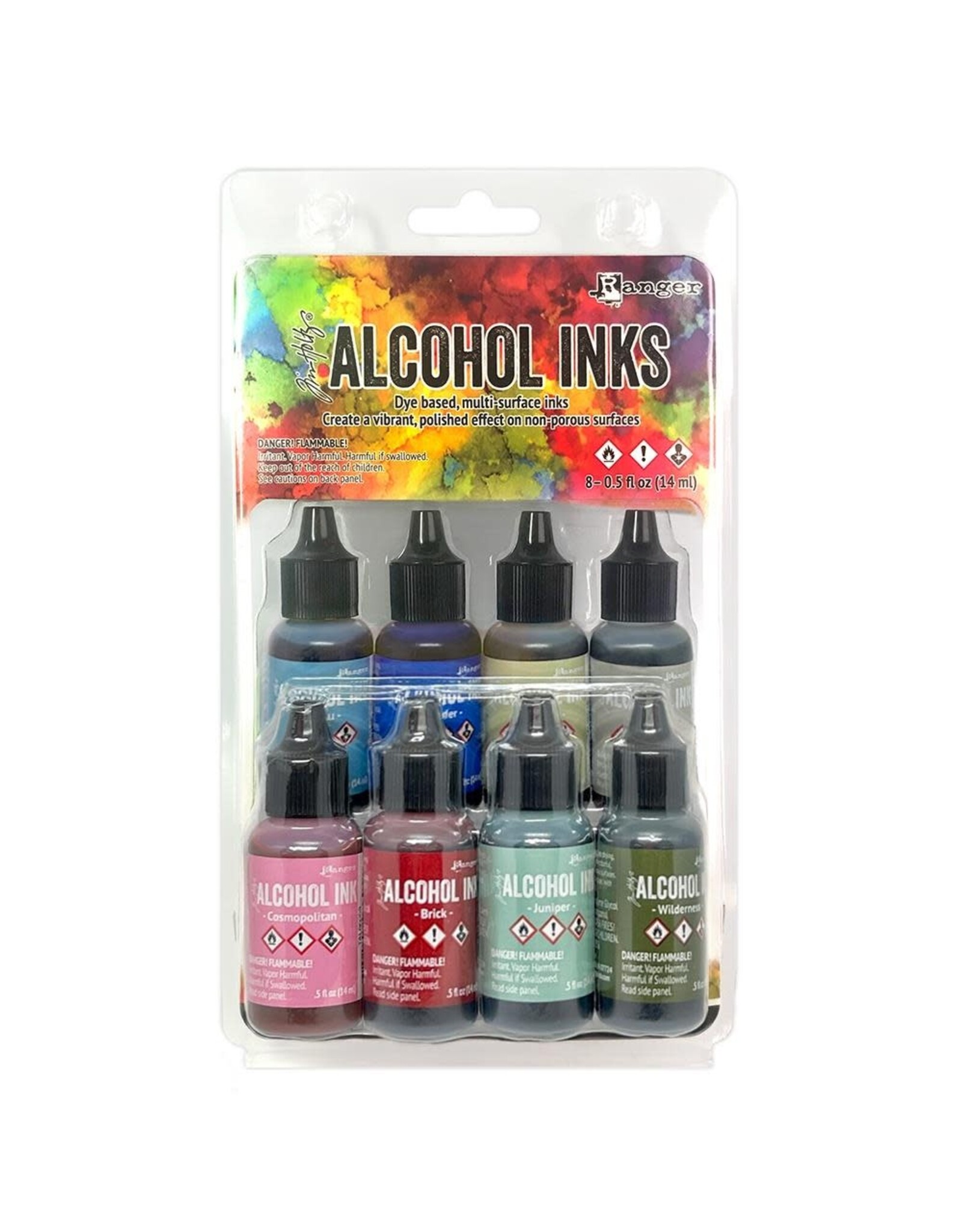 RANGER TIM HOLTZ ALCOHOL INK KIT SPECTRUM URBAN 8/PK