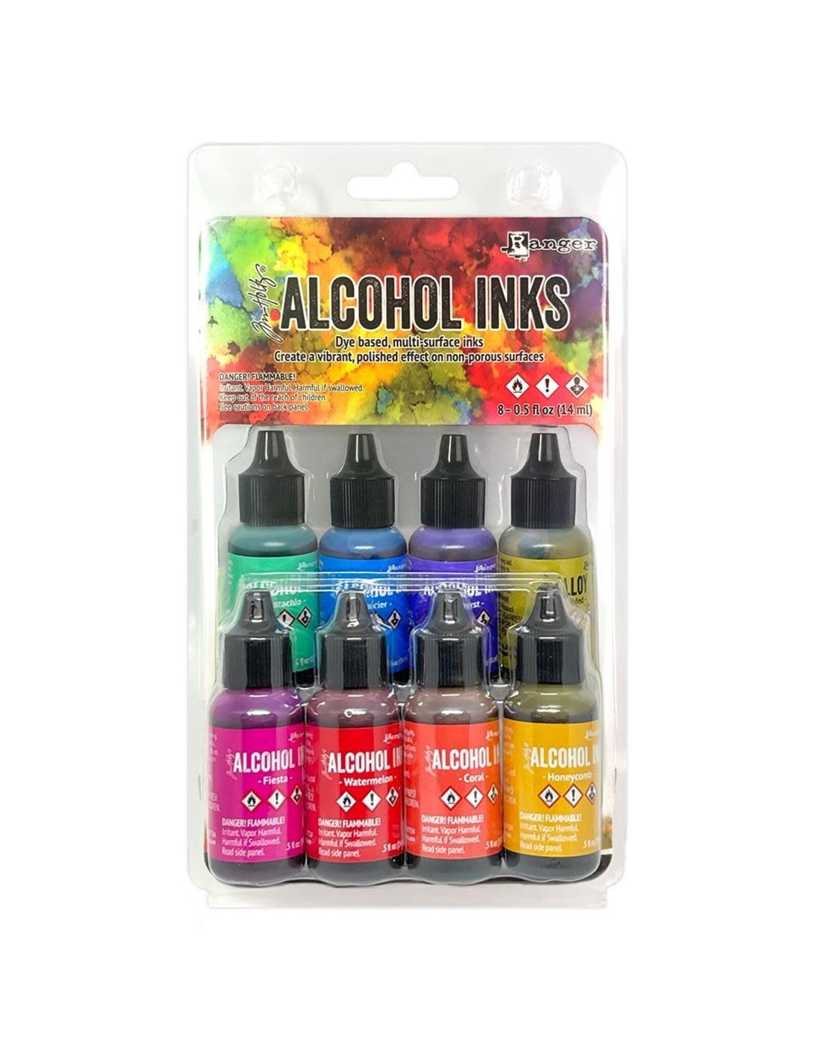 RANGER TIM HOLTZ ALCOHOL INK KIT SPECTRUM RETRO 8/PK