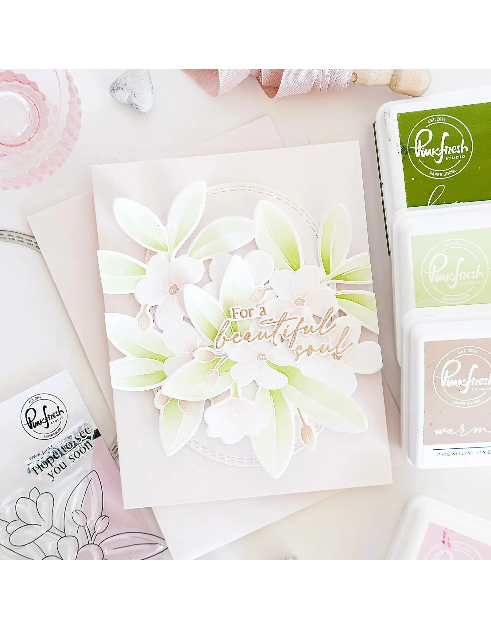 PINKFRESH PINKFRESH STUDIO PLUMERIA DIE SET