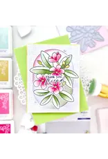 PINKFRESH PINKFRESH STUDIO PLUMERIA STENCIL SET 5/PK