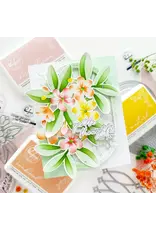 PINKFRESH PINKFRESH STUDIO PLUMERIA STENCIL SET 5/PK