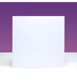 HUNKYDORY CRAFTS LTD. HUNKYDORY DOVE WHITE 5x5 CARD BLANKS & ENVELOPES 10/PK