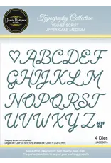 JAMIE RODGERS CRAFTS JAMIE RODGERS CRAFTS UPPER CASE VELVET SCRIPT DIE SET