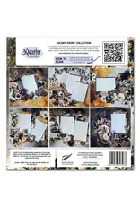 3QUARTER DESIGNS 3QUARTER DESIGNS GOLDEN EBONY 12x12 DESIGNER PAPER & DIECUTS SET