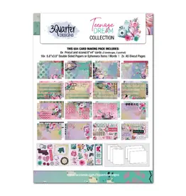 3QUARTER DESIGNS 3QUARTER DESIGNS TEENAGE DREAM 6x4 CARD PACK
