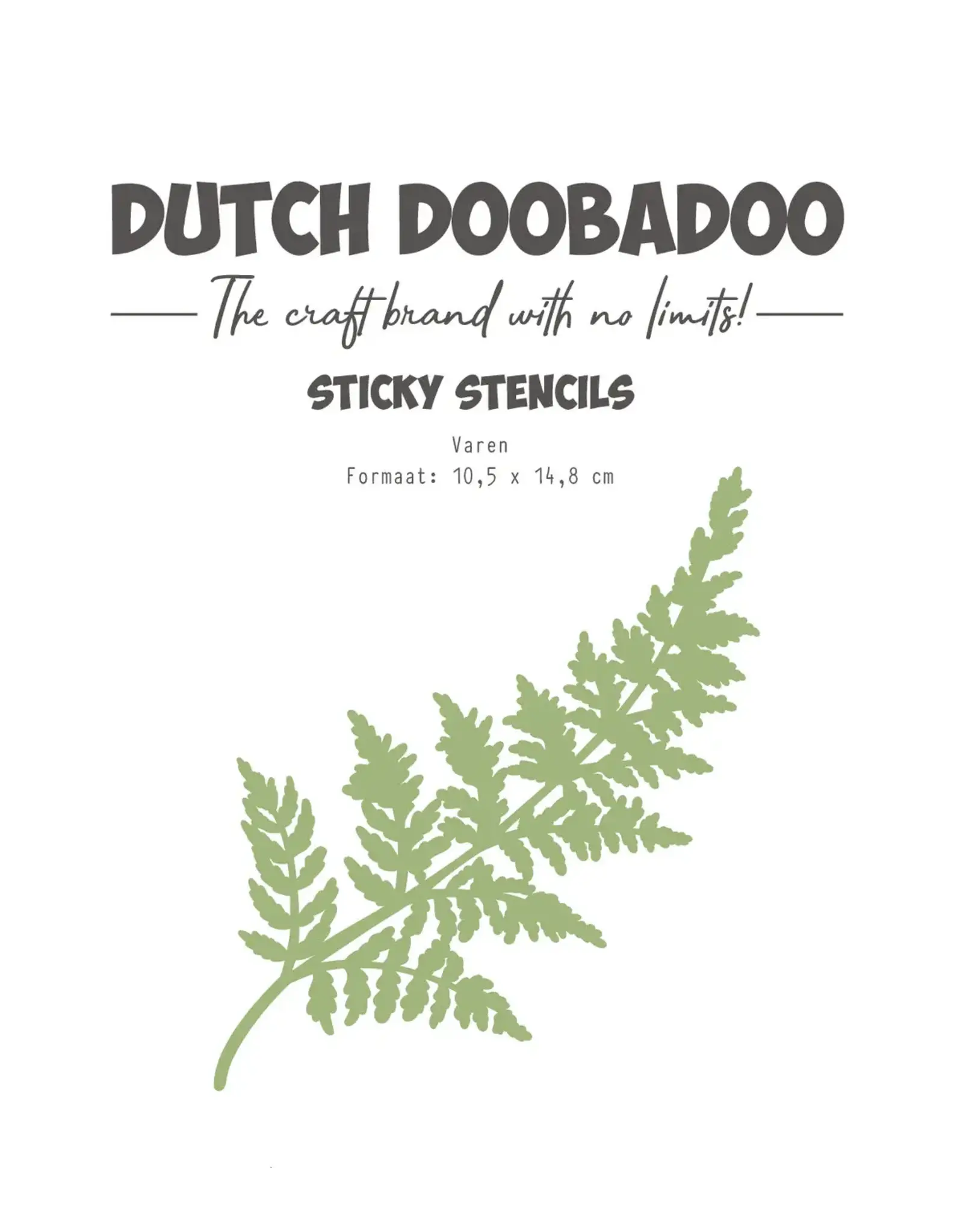 DUTCH DOOBADOO DUTCH DOOBADOO FERN DUTCH A6 STICKY STENCIL