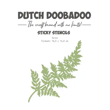 DUTCH DOOBADOO FERN DUTCH A6 STICKY STENCIL