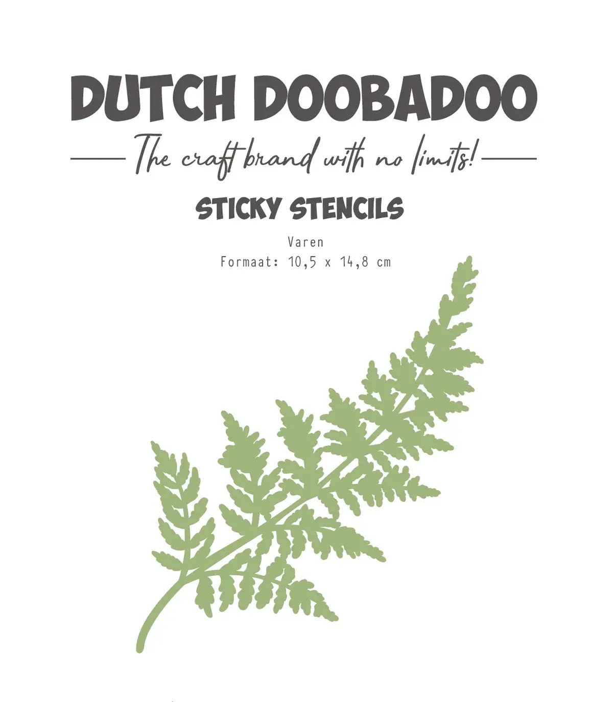 DUTCH DOOBADOO FERN DUTCH A6 STICKY STENCIL