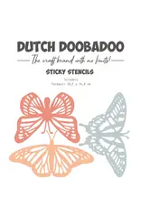 DUTCH DOOBADOO DUTCH DOOBADOO BUTTERFLY DUTCH A6 STICKY STENCIL