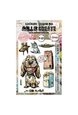 AALL & CREATE AALL & CREATE AUTOUR DE MWA #1271 RUFF LIFE A6 CLEAR STAMP SET